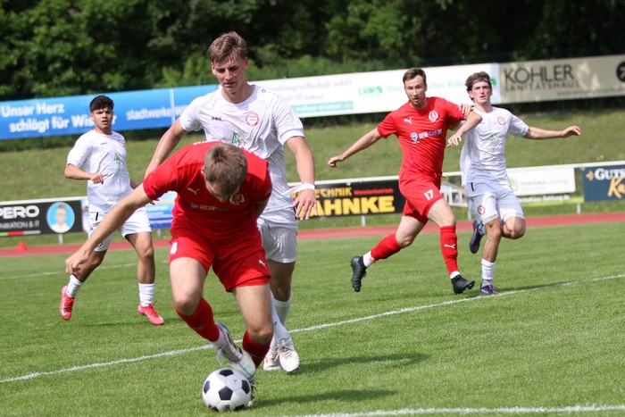 Torschütze Marco Bode Spielszene